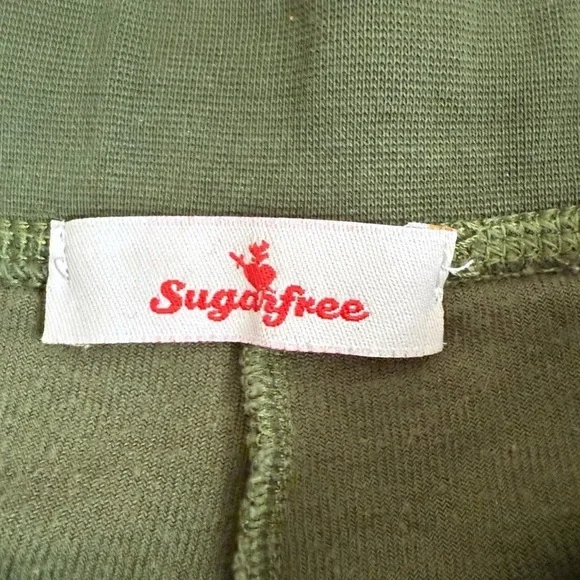 Sugarfree Green Terry Cloth Shorts Size 26’’ - Picture 4 of 4